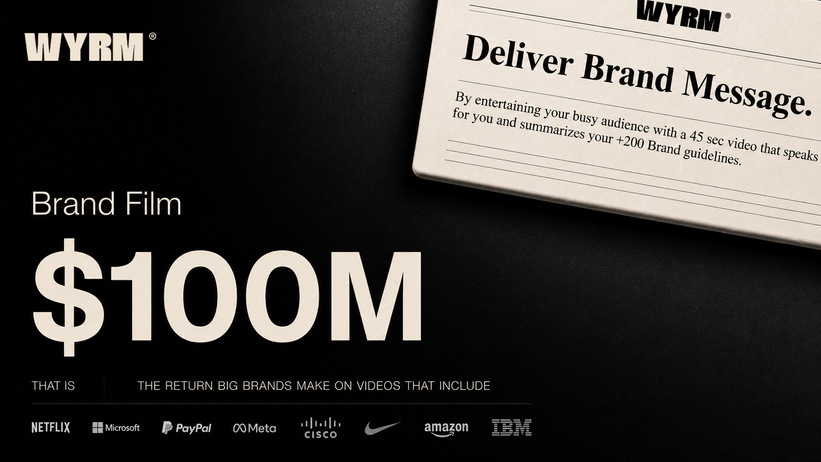 $100M Brand Film — featured article