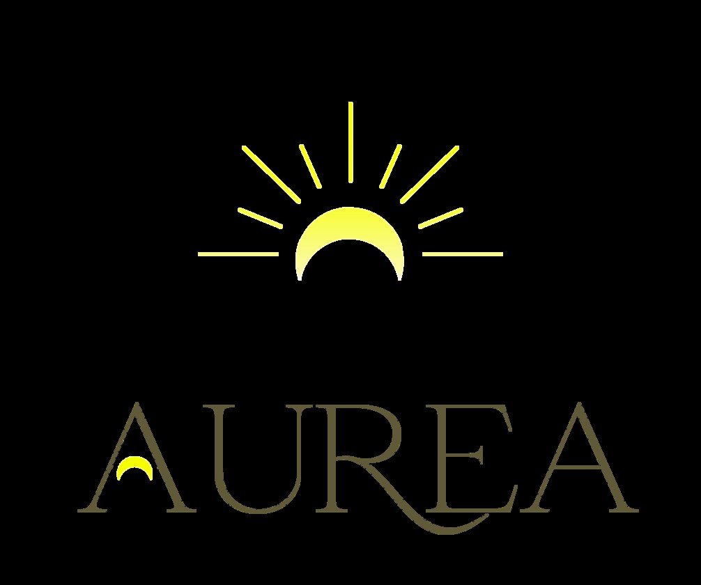 AUREA sunrise lockup on ink